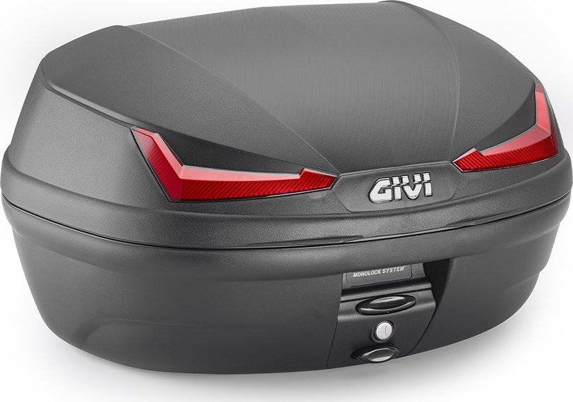 Givi E455N Simply Monolock 45 l. červené odrazky