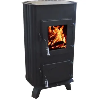 Krbová kamna Vlna E2 zadní vývod černá