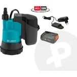 GARDENA | Akumulátorové čerpadlo ponorné tlakové pro čistou vodu 2000/2 - set 14600-20