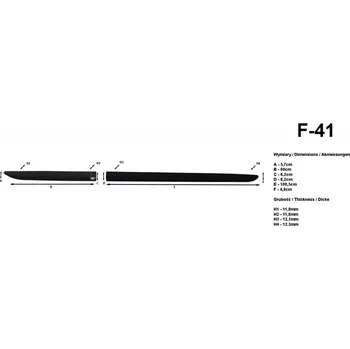 Lišta karosérie Rider F41-07