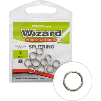 Wizard Kroužky přívlačové Splitrings Velikost: 0
