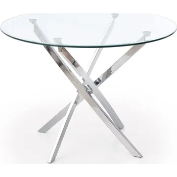 Jídelní stůl Jídelní stůl LAGUNA, kov/sklo + vyzvednutí ZDARMA