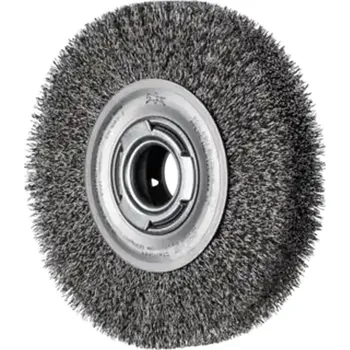 Brusný kotouč Pferd 43701246 | Rotační kartáč široký, univerzální, zvlněný drát POS RBU 18038/AK 32-2 INOX 0,30