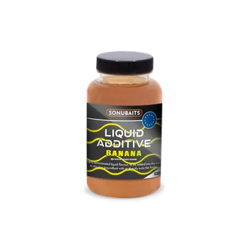 Návnadové aroma Sonubaits Liquid Additive 250 ml Příchuť: Banán