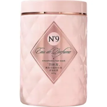 Vlasová regenerace Parfémovaná vyhlazující maska na vlasy N9, 800 g – pro hedvábně hladké vlasy