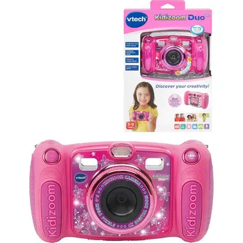 Digitální kompakt _Ostatní 1_ VTECH Kidizoom Duo dětský fotoaparát růžový s efekty na baterie Světlo Zvuk me80507153