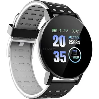 Chytré hodinky Smart Band 119 Plus, černo-bílý