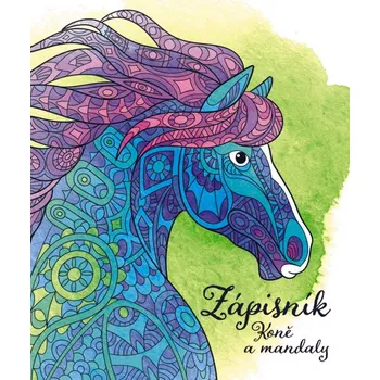 Zápisník Zápisník pro holky - koně a mandaly