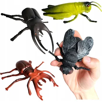 Figurka FIGURKY HMYZU obrovské figurky hmyzu sada figurek zvířátek na hraní 4 ks