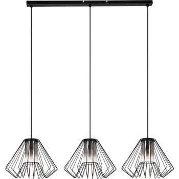 Závěsné svítidlo EMERENCIA Rabalux Černé Industriální 3xE27 40W