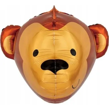 Balónek Fóliový balónek opice - balónky opice - 1x fóliový balónek 52 cm 3D