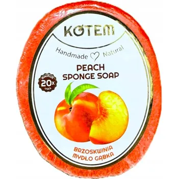 Mýdlo KOČKA BROSKVOVÉ MÝDLO V HOUBIČCE 125 g