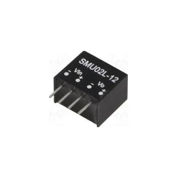 Měnič napětí Převodník DC/DC 2W Uvst 4,5÷5,5V Uvýst 12VDC Ivýst 33÷167mA