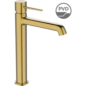 Vodovodní baterie Laveo Umyvadlová baterie Pola vysoká - BAP_G2NB, zlatá kartáčovaná
