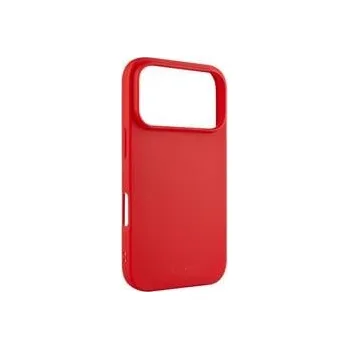 Zadní pogumovaný kryt FIXED Story pro Apple iPhone 17 Pro, červený