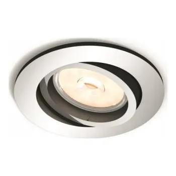 Bodové svítidlo Stropní zapuštěné svítidlo Philips 5,5 W GU10 9 cm stříbrné