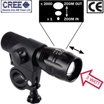 Cyklosvítilna Světlo M-Wave Apllon 3 Wat přední