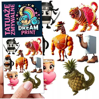 Tetování Smyvatelné tetování pro děti - motivy Italian BRAIN ROT TRALALA SAHUR