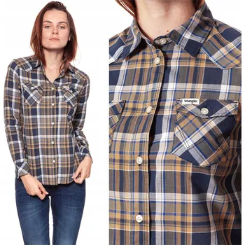 Pánská košile WRANGLER CHECK SHIRT DÁMSKÁ KOŠILE KLASICKÉHO STŘIHU (REGULAR FIT) XS