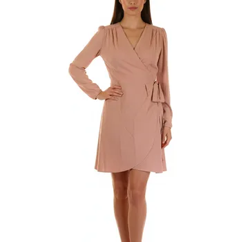 Dámské šaty MOE Páskové Šaty Růžové Vel. M