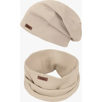 Čepice Doke Dětský set organic rib trench coat pro děti 12-16 let