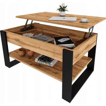 Konferenční stolek Konferenční stolek möbelkap obdélníkový 92 x 54,2 x 45 cm dub wotan