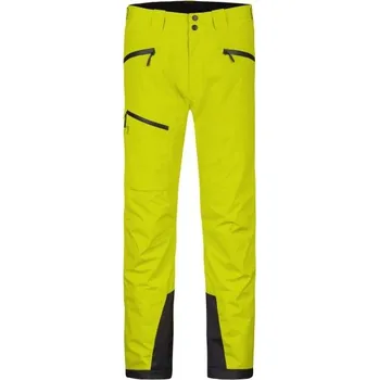 Snowboardové kalhoty Pánské lyžařské kalhoty Hannah JOHNS S Reflexní neon, Černá