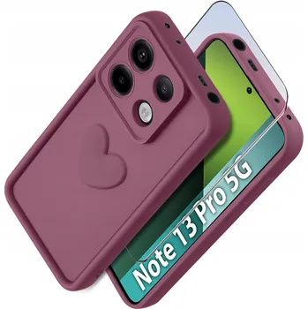 Pouzdro na mobilní telefon Zadní Kryt KrainaGSM pro Xiaomi Redmi Note 13 Pro 5G červený