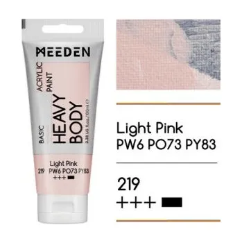Vodová barva Akrylová barva Meeden 100ml – 219 Light Pink