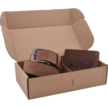 Peněženka Mercucio Rybářský Dárkový Set Sumec 320 Hnědá