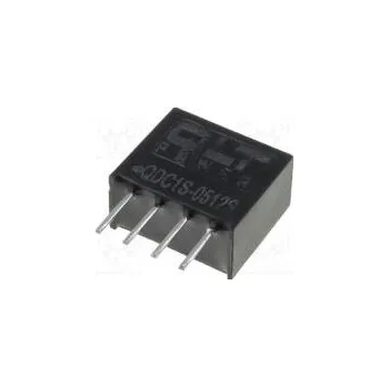 Měnič napětí Převodník DC/DC 1W Uvst 4,5÷5,5V 12VDC SIL4 7x11,7x10mm