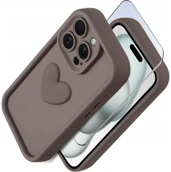 Pouzdro na mobilní telefon Zadní Kryt KrainaGSM pro Apple iPhone 15 Pro, hnědá