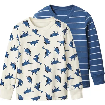 Chlapecké tričko lupilu® Chlapecké termo triko s dlouhými rukávy, 2 kusy (modrá/bílá, 98/104)