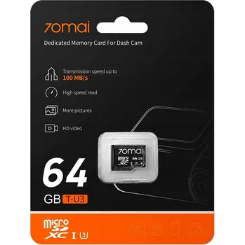 Paměťová karta Originální karta do kamer 70mai microSDXC 64GB