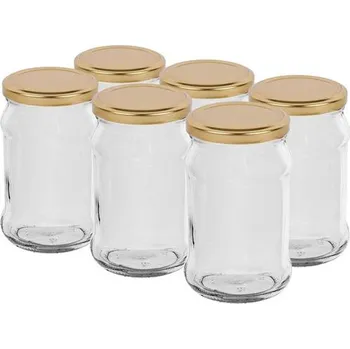 Zavařovací sklenice BROWIN Zavařovací sklenice s víčkem 300ml TWIST 6ks