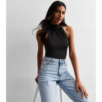 Body NEW LOOK Černé body bez rukávů (velikost 46)