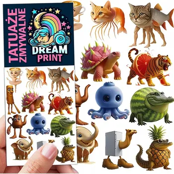 Tetování Smyvatelné tetování pro děti - motivy Italian BRAIN ROT TRALALA SAHUR