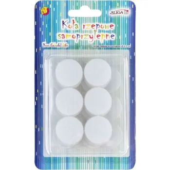 Aliga Suché zipy kolečka 2,5 cm samolepící 18 ks