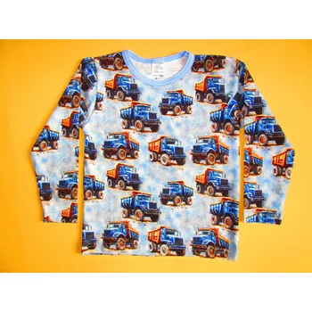 Arex, ČR Chlapecké tričko dlouhý rukáv Auta fototisk 1 Barva: Modrá, Velikost: 104