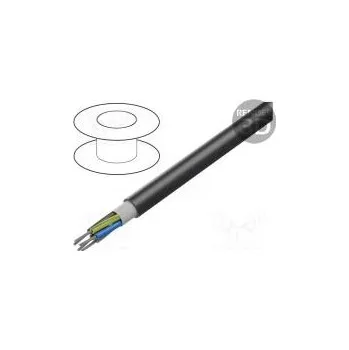 elektrický kabel Vodič HELUTHERM® 145 MULTI lanko Cu 5G1mm2 polyolefin černá