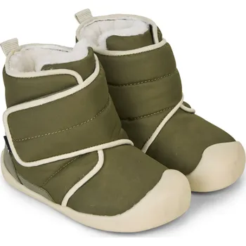 Chlapecké tenisky BUNDGAARD BAREFOOT dětská zimní obuv - Nuri Army Velikost: 22
