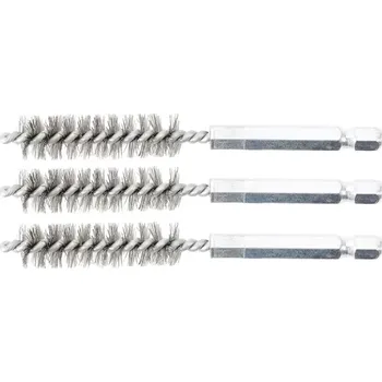 Brusný kartáč Ocelové kartáče pr. 12 mm BGS103078-12-S, upínání 1/4", 3 ks (Sada BGS 3078) (BGS 103078-12-S Ocelové kartáče pr. 12 mm, upínání 1/4", 3 ks (Sada BGS 3078))