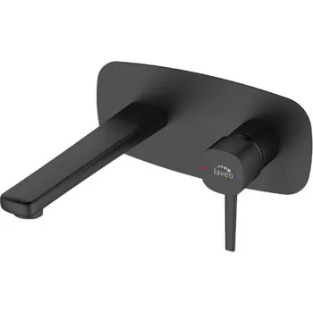 Vodovodní baterie Laveo Umyvadlová baterie Pola podomítková - BAP_722P, černá mat