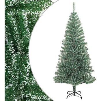 Vánoční stromek zahrada-XL Umělý vánoční stromek zasněžený zelený 210 cm 357775