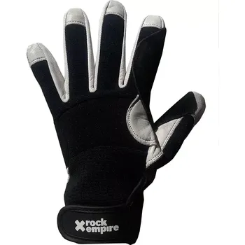 Horolezecké rukavice Pracovní rukavice Rock Empire Worker černá XS