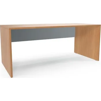 Psací stůl Viva 2 Kancelářský stůl Viva, 180 x 80 x 75 cm, rovné provedení, buk/šedý
