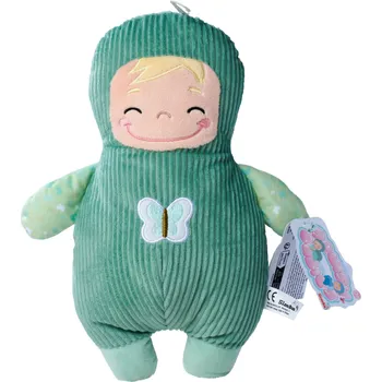 Hračka Simba Squishbabies My Love Plyšák miminko v zeleném oblečku 28 cm