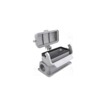 Síťový konektor Kryt pro obdélníkové konektory Han velikost 16B se západkou