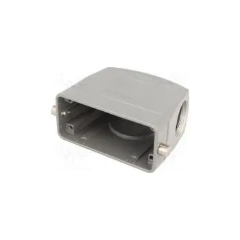 Elektrický konektor Kryt pro konektory HDC velikost 16B na kabel na západku kov