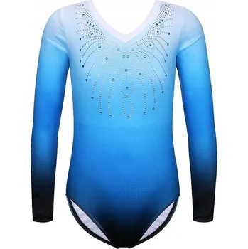 Body BALETNÍ TRIKOT OMBRE PRO TANEC A GYMNASTIKU, VELIKOST 110